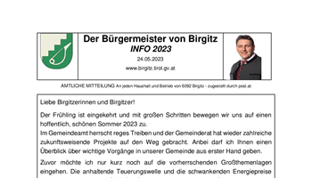 Gemeindezeitung Mai 2023