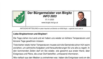 Gemeindezeitung November